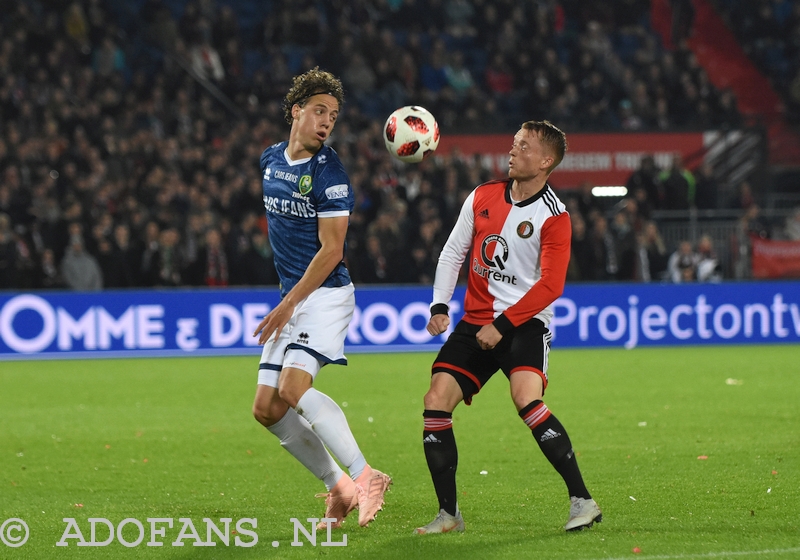 Feyenoord, ADO Den Haag 2e ronde KNVB Beker 2018-2019