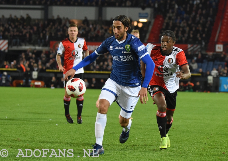 Feyenoord, ADO Den Haag 2e ronde KNVB Beker 2018-2019