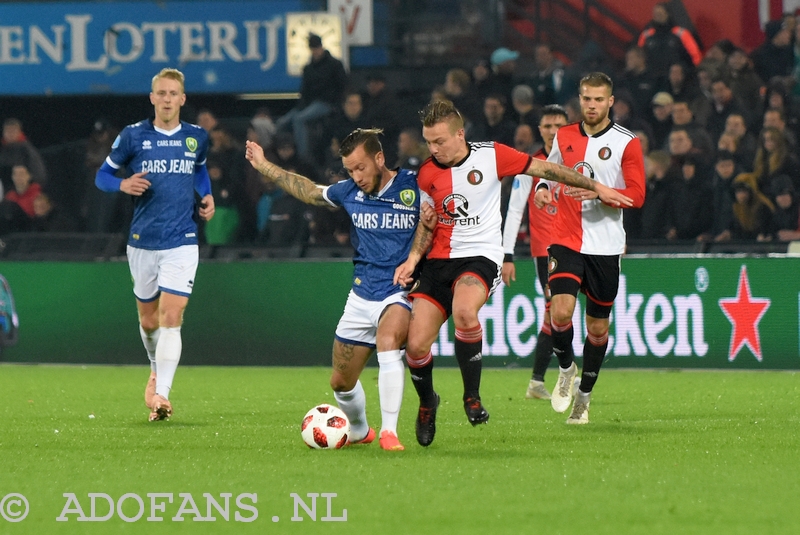 Feyenoord, ADO Den Haag 2e ronde KNVB Beker 2018-2019