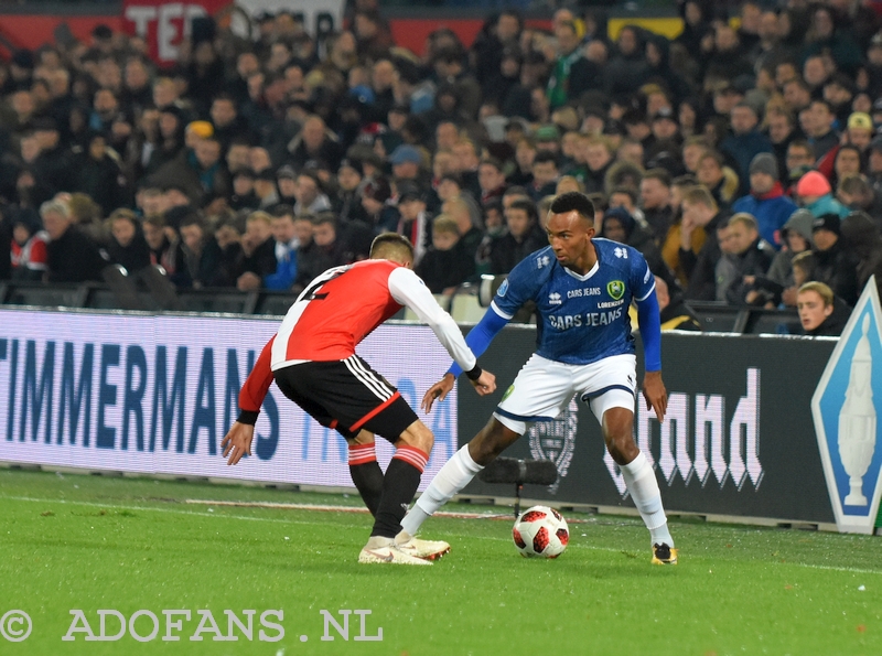 Feyenoord, ADO Den Haag 2e ronde KNVB Beker 2018-2019