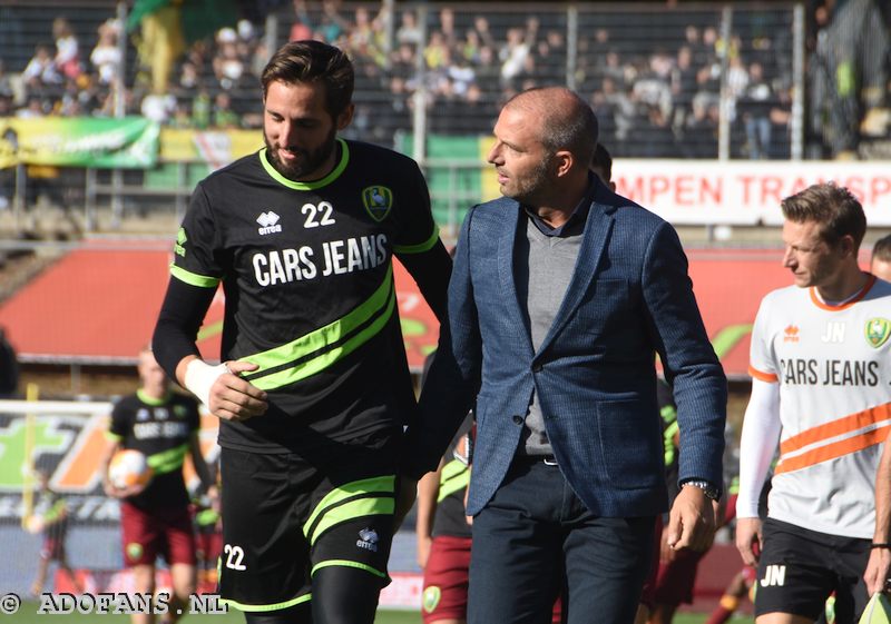  VVV Venlo  ADO Den Haag  in  Eredivisie Stadion de Koel Robert Zwinkels  met Maurice steijn