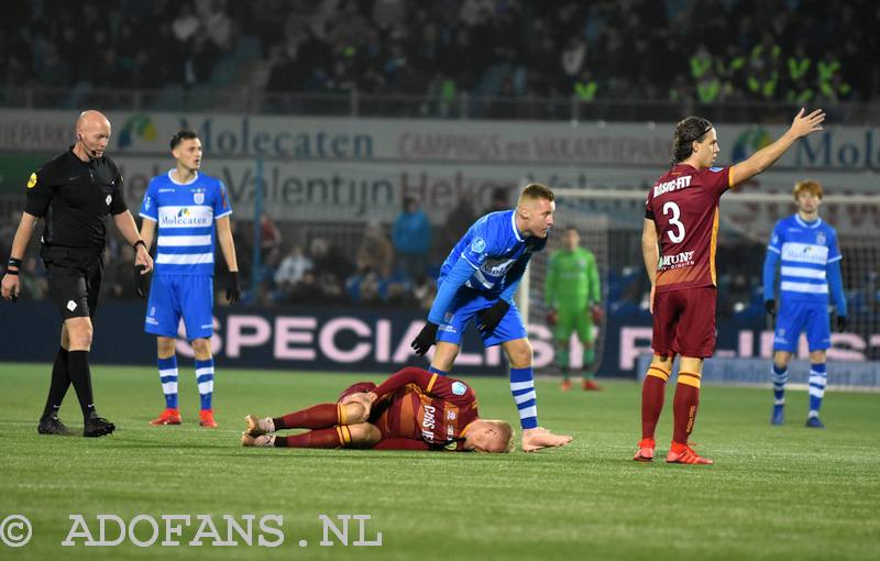 eredivisiewedstrijd PEC Zwolle ADO Den Haag