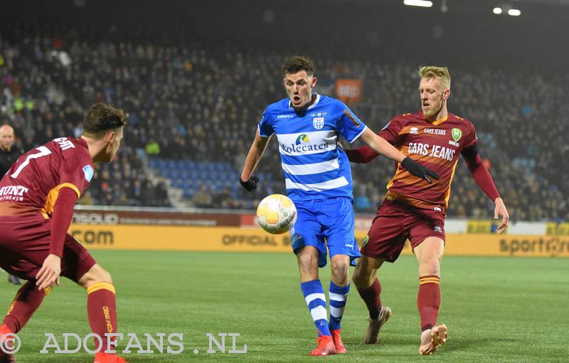 eredivisiewedstrijd PEC Zwolle ADO Den Haag