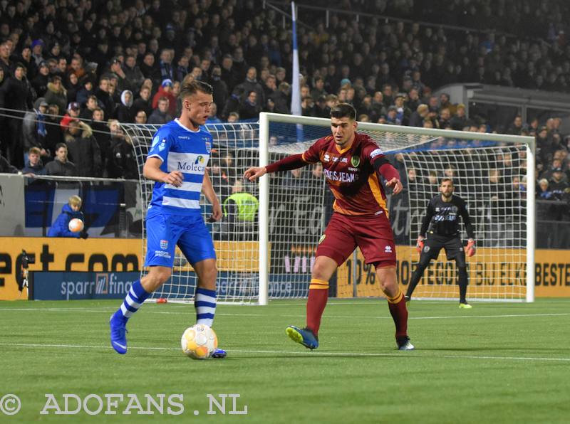 eredivisiewedstrijd PEC Zwolle ADO Den Haag