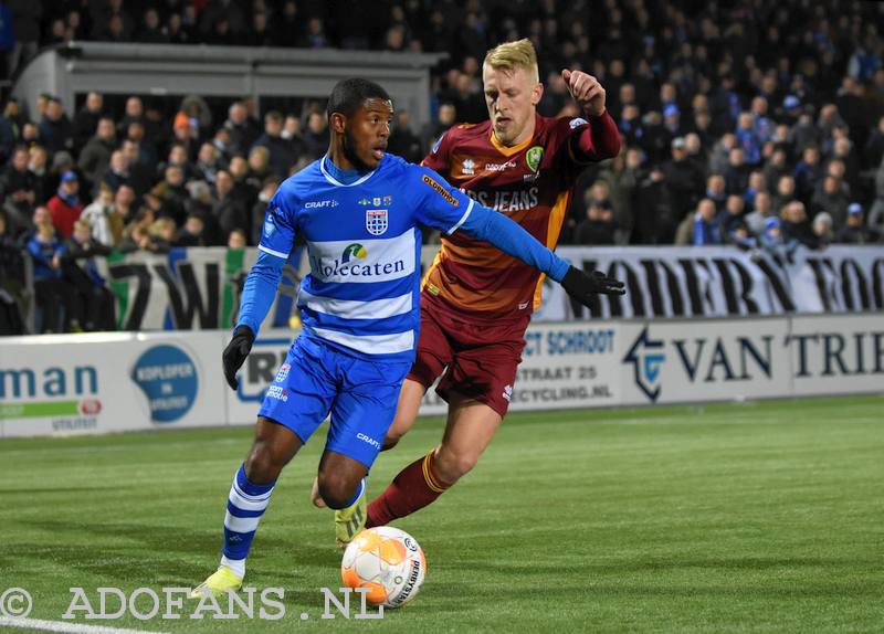 eredivisiewedstrijd PEC Zwolle ADO Den Haag