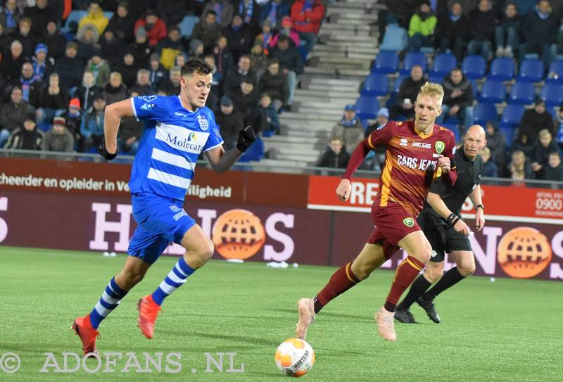 eredivisiewedstrijd PEC Zwolle ADO Den Haag