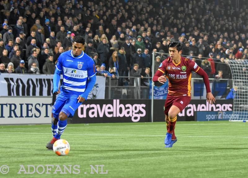 eredivisiewedstrijd PEC Zwolle ADO Den Haag