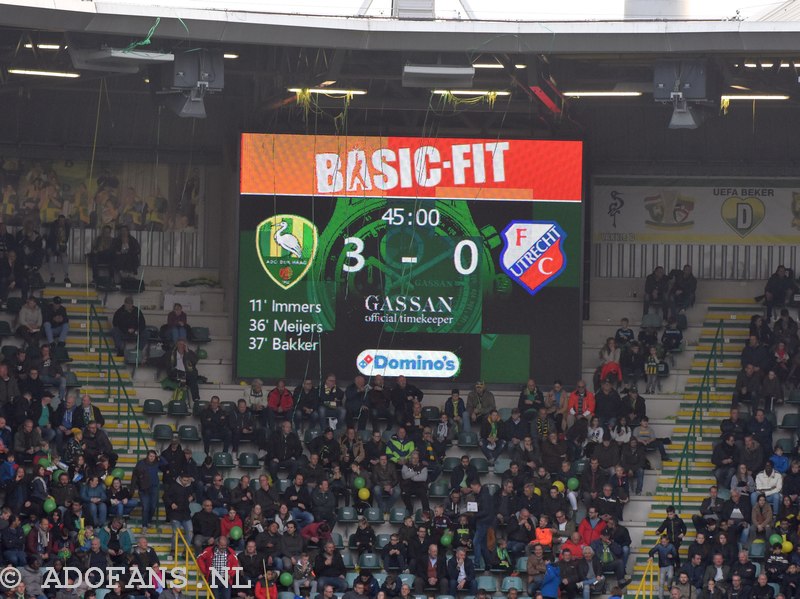 ADO Den Haag , FC Utrecht, Eredivisie