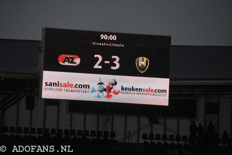 ADO Den Haag , AZ Alkmaar, Eredivisie