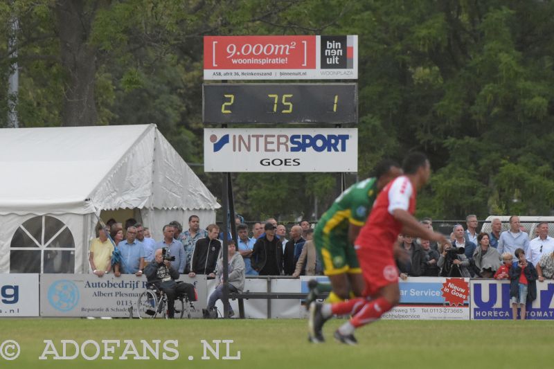 VV Goes, ADO Den Haag, oefenwedstrijd