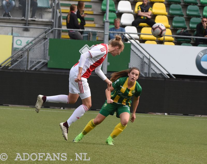  eredivisie vrouwen, ADO Den Haag, ajax