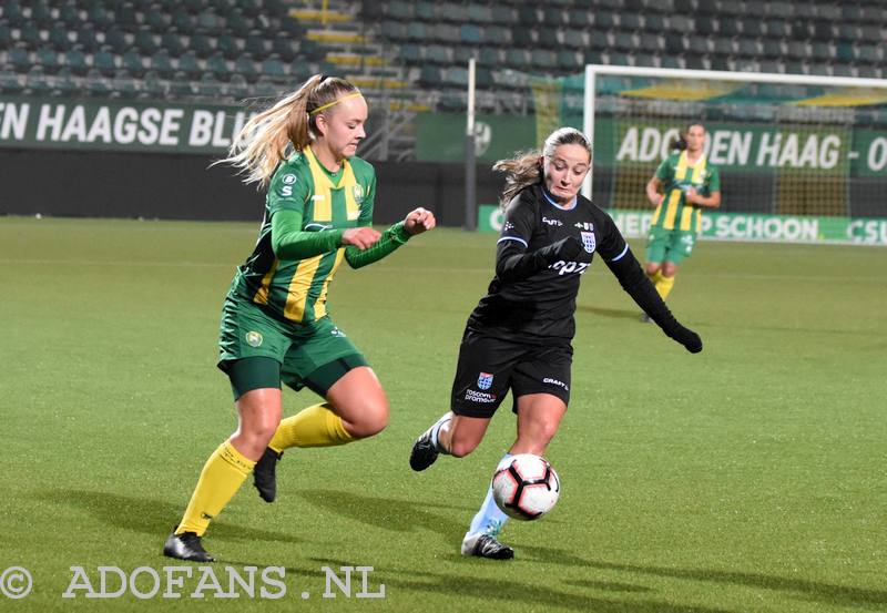 Vrouwenvoetbal ADO Den Haag wint van Pec Zwolle