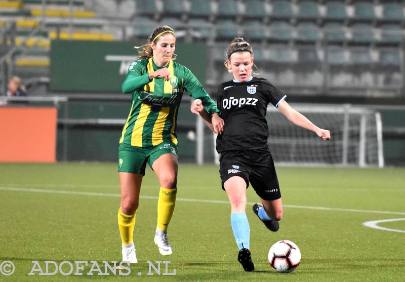 Vrouwenvoetbal ADO Den Haag wint van Pec Zwolle