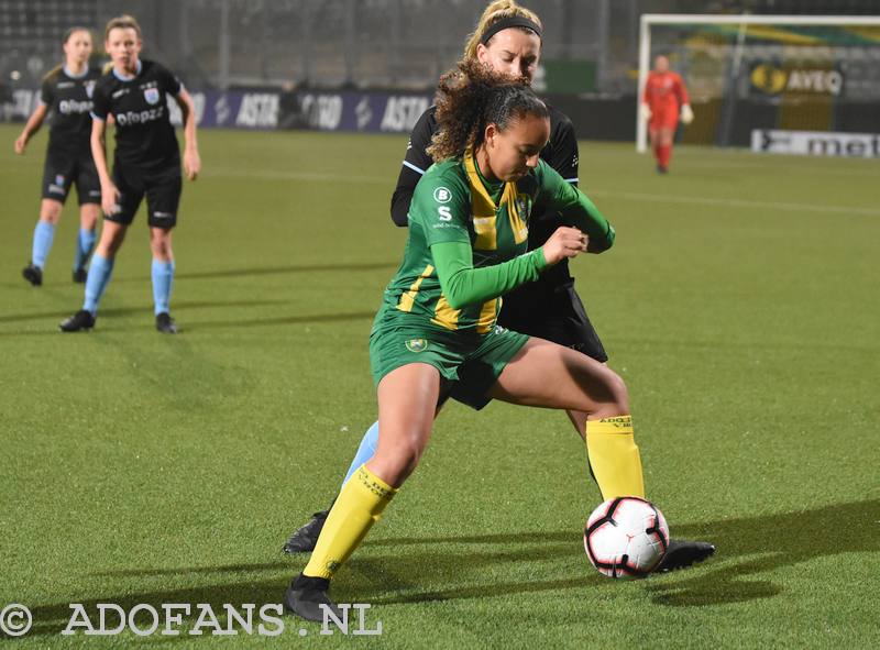 Vrouwenvoetbal ADO Den Haag wint van Pec Zwolle