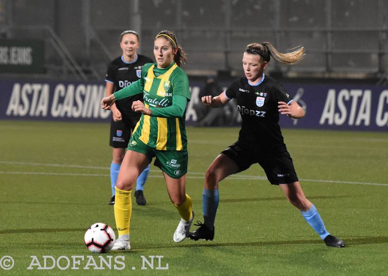 Vrouwenvoetbal ADO Den Haag wint van Pec Zwolle