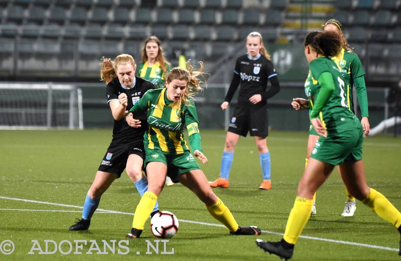 Vrouwenvoetbal ADO Den Haag wint van Pec Zwolle