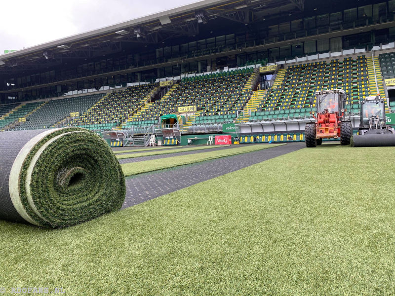 kunstgras ADO Den Haag stadion vervangen