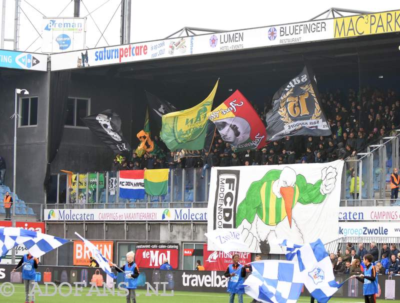 PEC Zwolle, ADO Den Haag, Eredivisie, speelronde 10 2019-2020