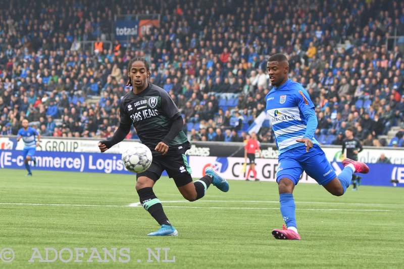 PEC Zwolle, ADO Den Haag, Eredivisie, speelronde 10 2019-2020