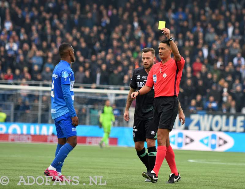 PEC Zwolle, ADO Den Haag, Eredivisie, speelronde 10 2019-2020