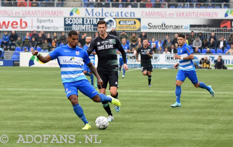 PEC Zwolle, ADO Den Haag, Eredivisie, speelronde 10 2019-2020