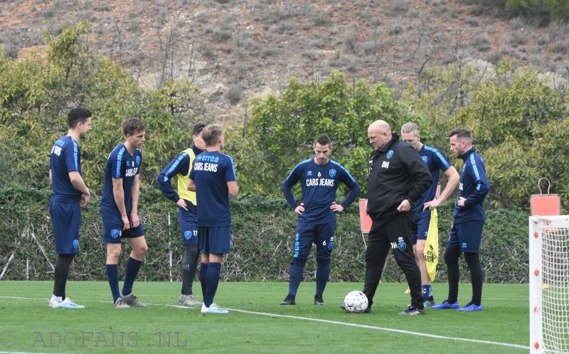 ado den haag trainingskamp spanje