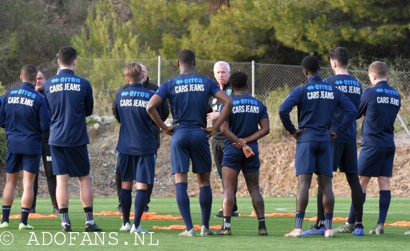 ado den haag trainingskamp spanje