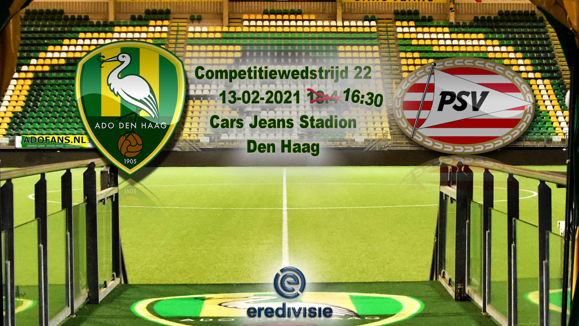 ADO Den Haag PSV eerder gespeeld