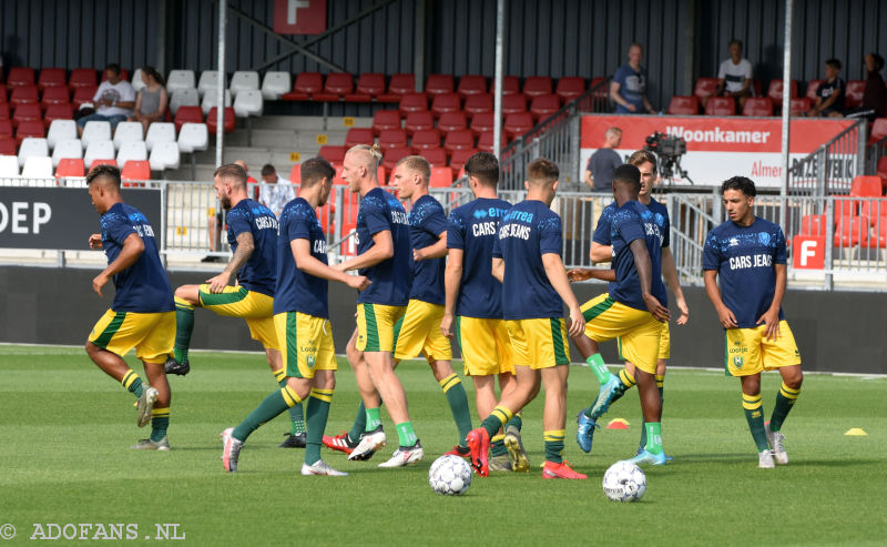 Oefenwedstrijd Almere City ADO Den Haag 8 augustus 2020