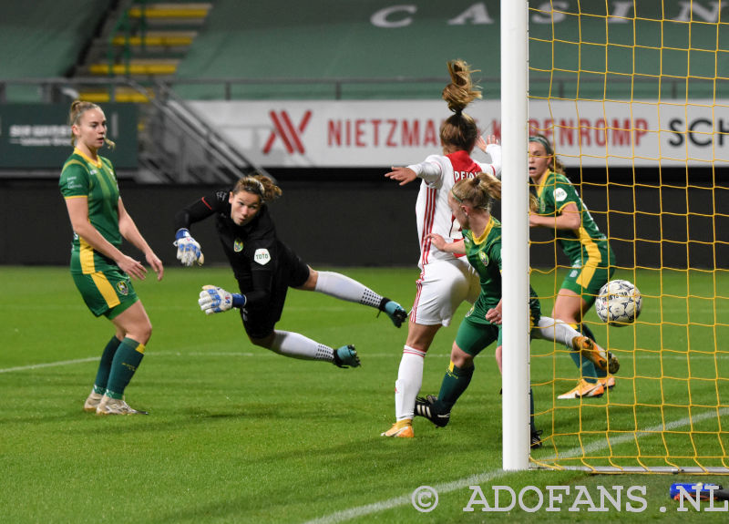 Vrouwen voetbal ADO Den Haag -AJAX