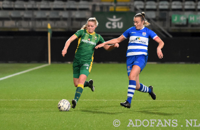 Vrouwen eredivisie ADO Den Haag PEC Zwolle