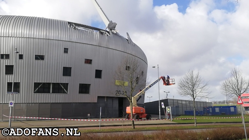 Schade dak Cars Jeans stadion ADO Den Haag