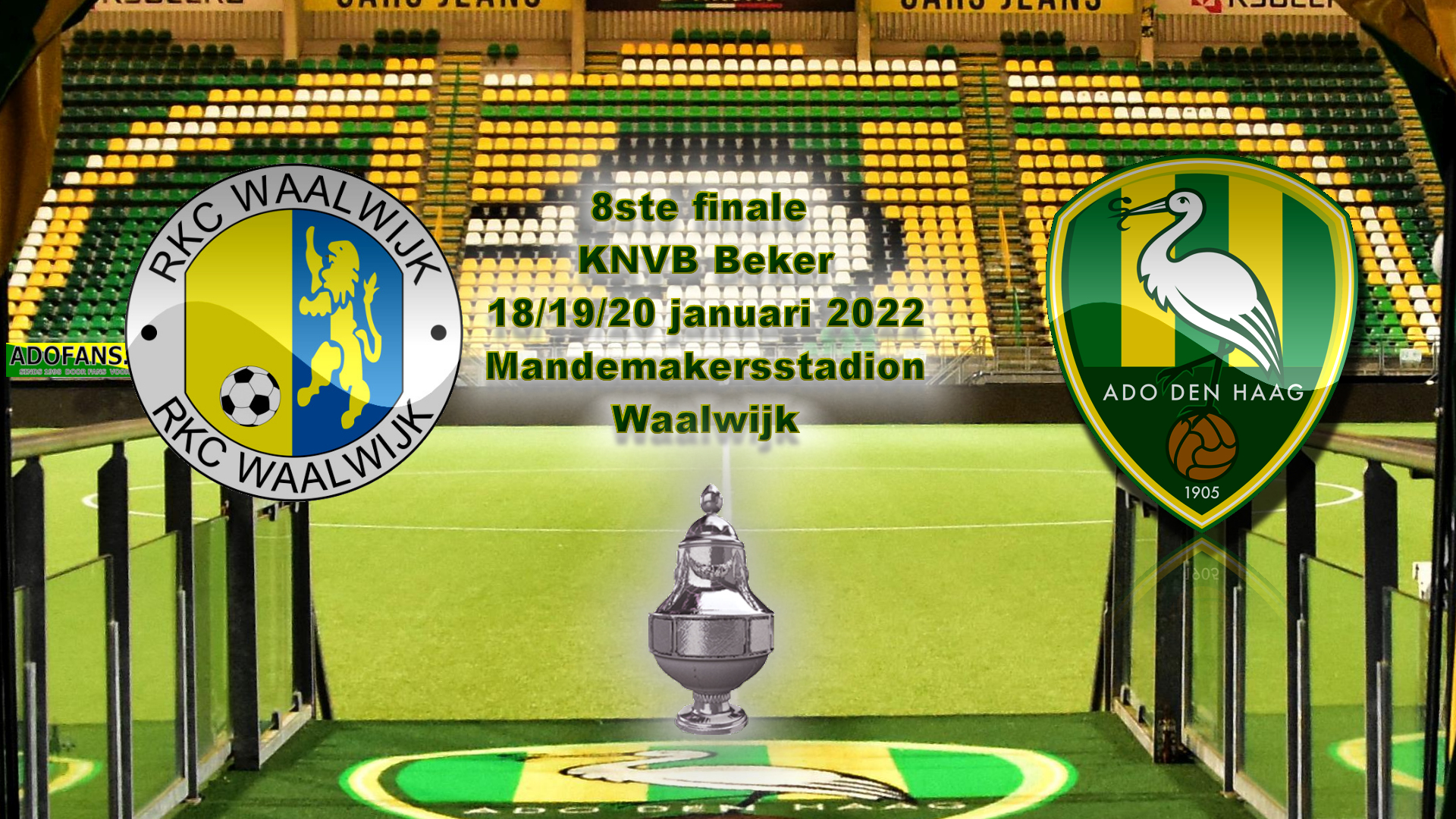 8ste Finale Beker RKC Waalwijk ADO Den Haag