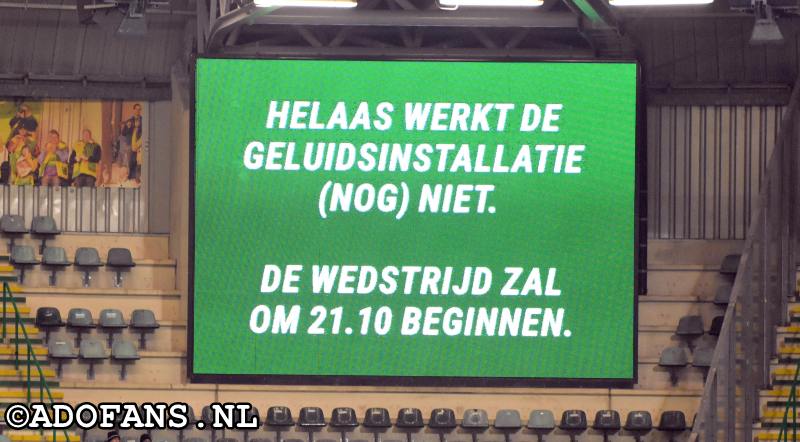 ado den haag jong PSV gestaakt