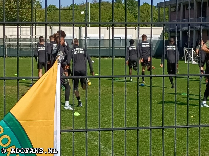 Training  ADO Den Haag 8 mei 2022