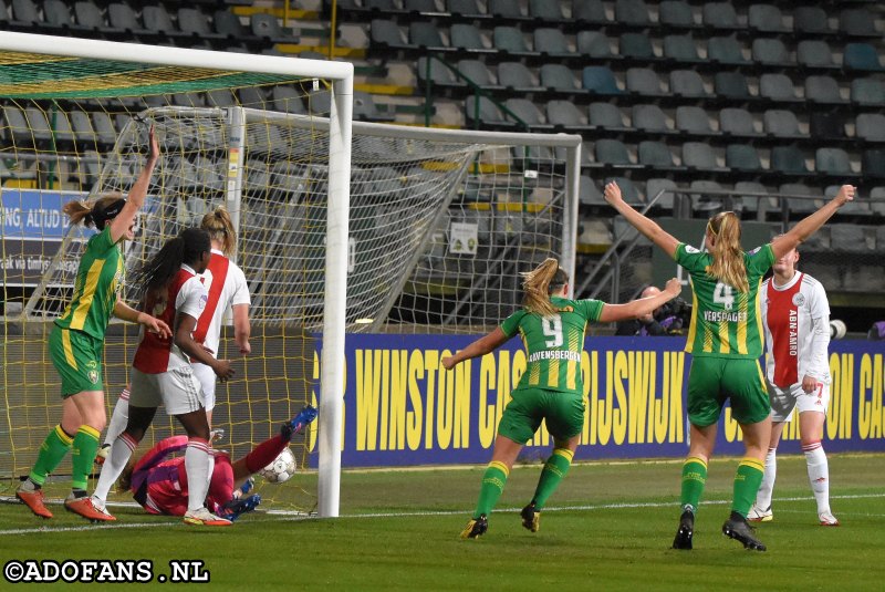 Eredivisie Vrouwen ADO Den Haag Ajax 