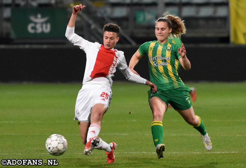 Eredivisie Vrouwen ADO Den Haag Ajax 