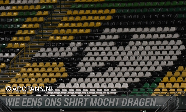 Lege Noord tribune ADo Den Haag Bingoal stadion