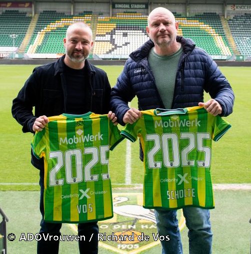  Stephan Vos en Alex Scholte ADo Den Haag vrouwen