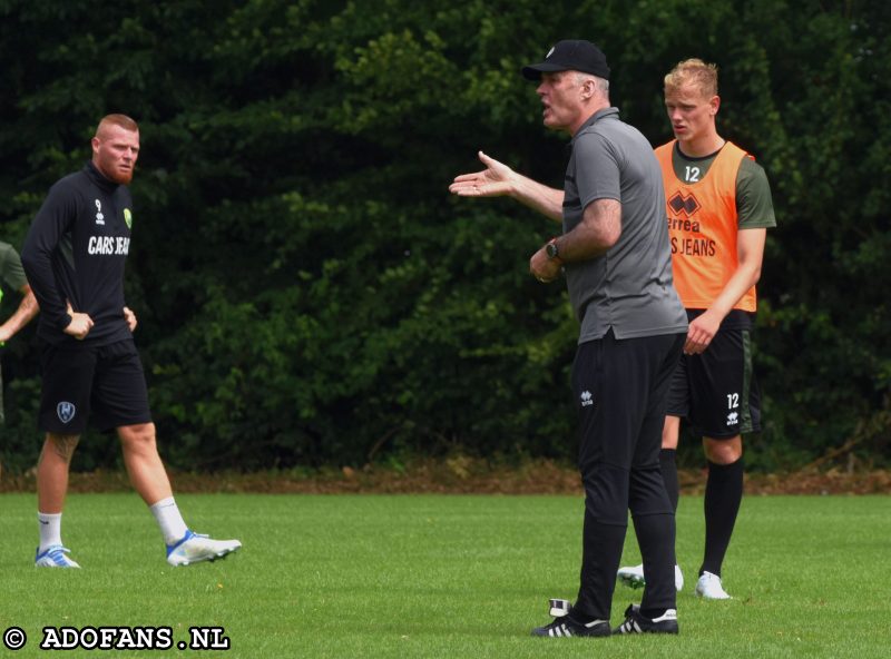 foto's eerste training ADO Den Haag  seizoen 2022-2023