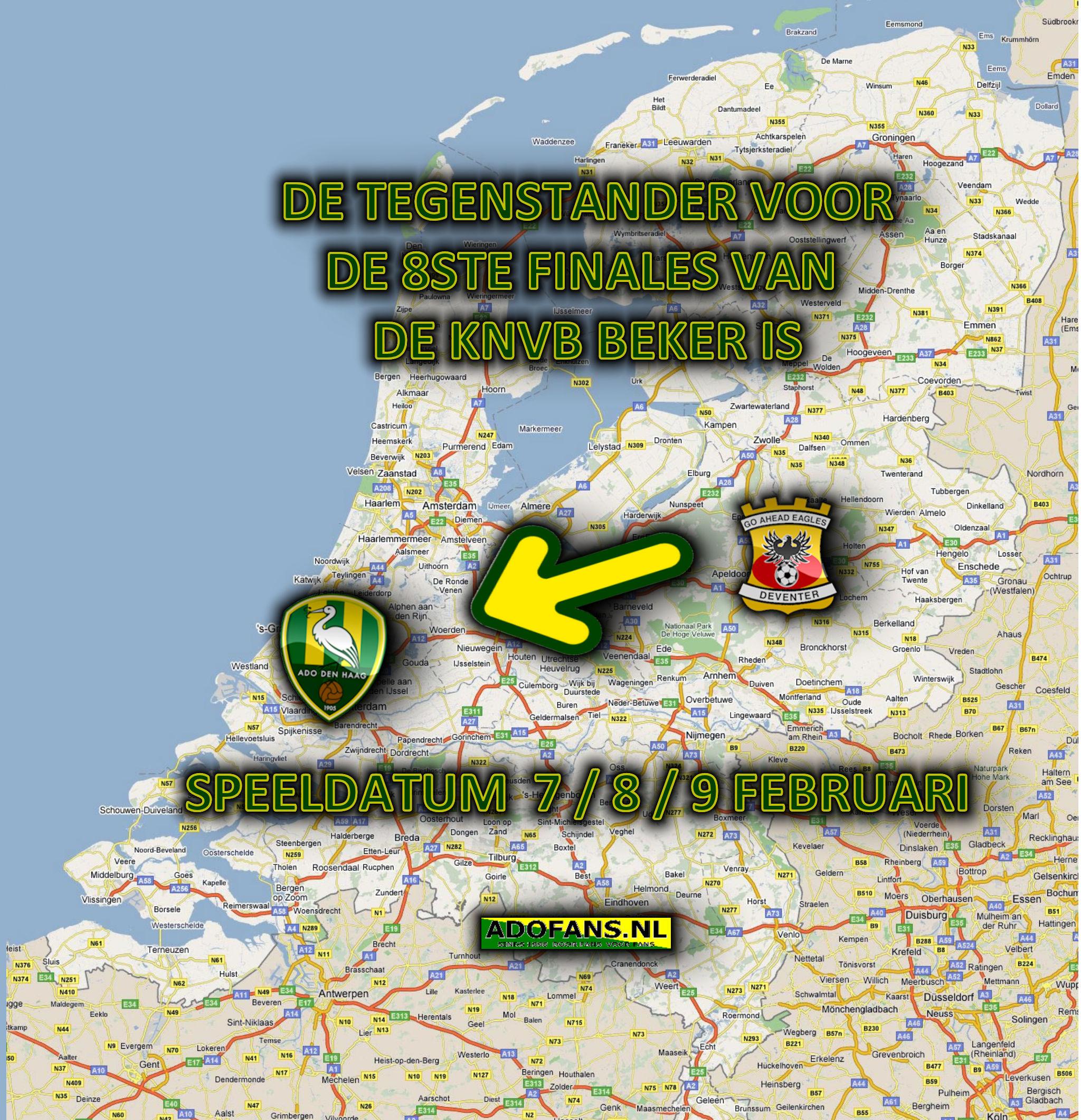 KNVB Beker ADO Den Haag Go Ahead Eagles