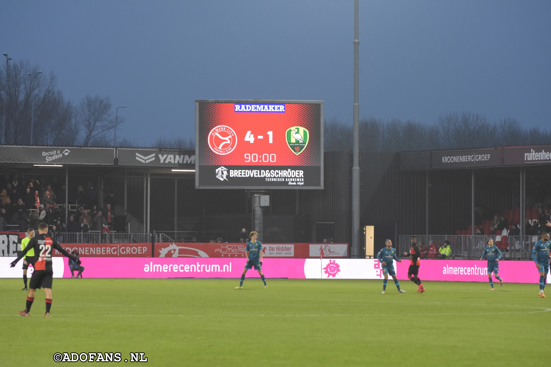 Keukenkampioen divisie Almere City ADO Den Haag