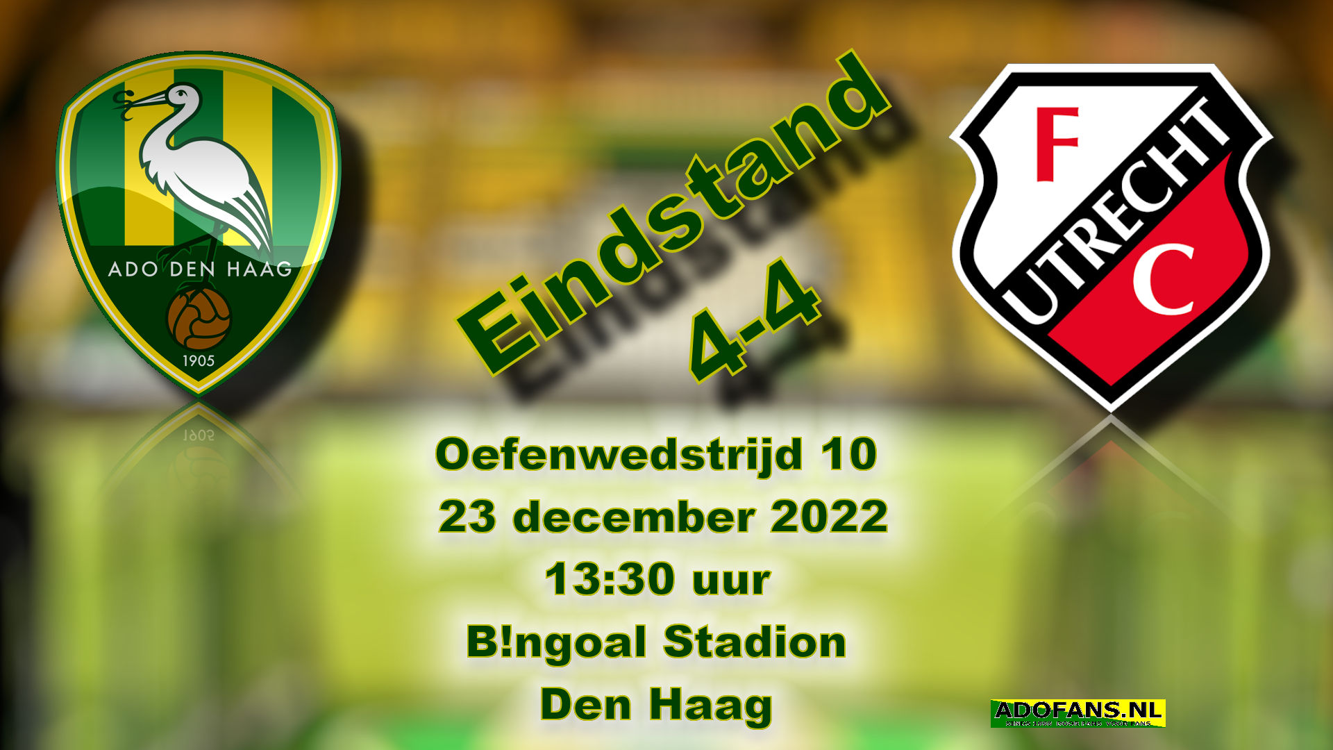 ADO DenHaag FC Utrecht