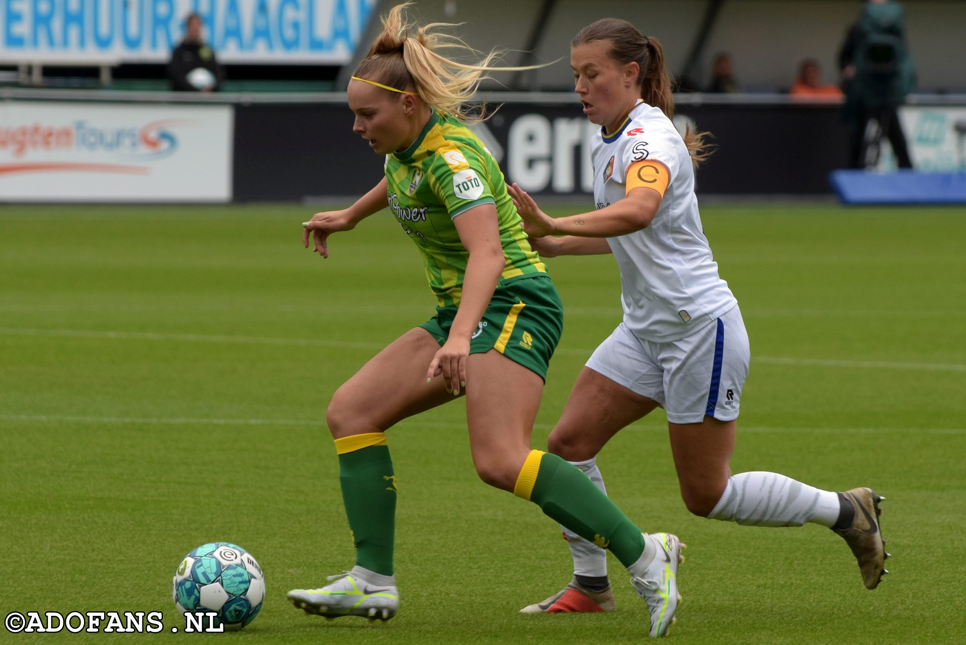 ADO Den Haag Vrouwen winnen van Testar 