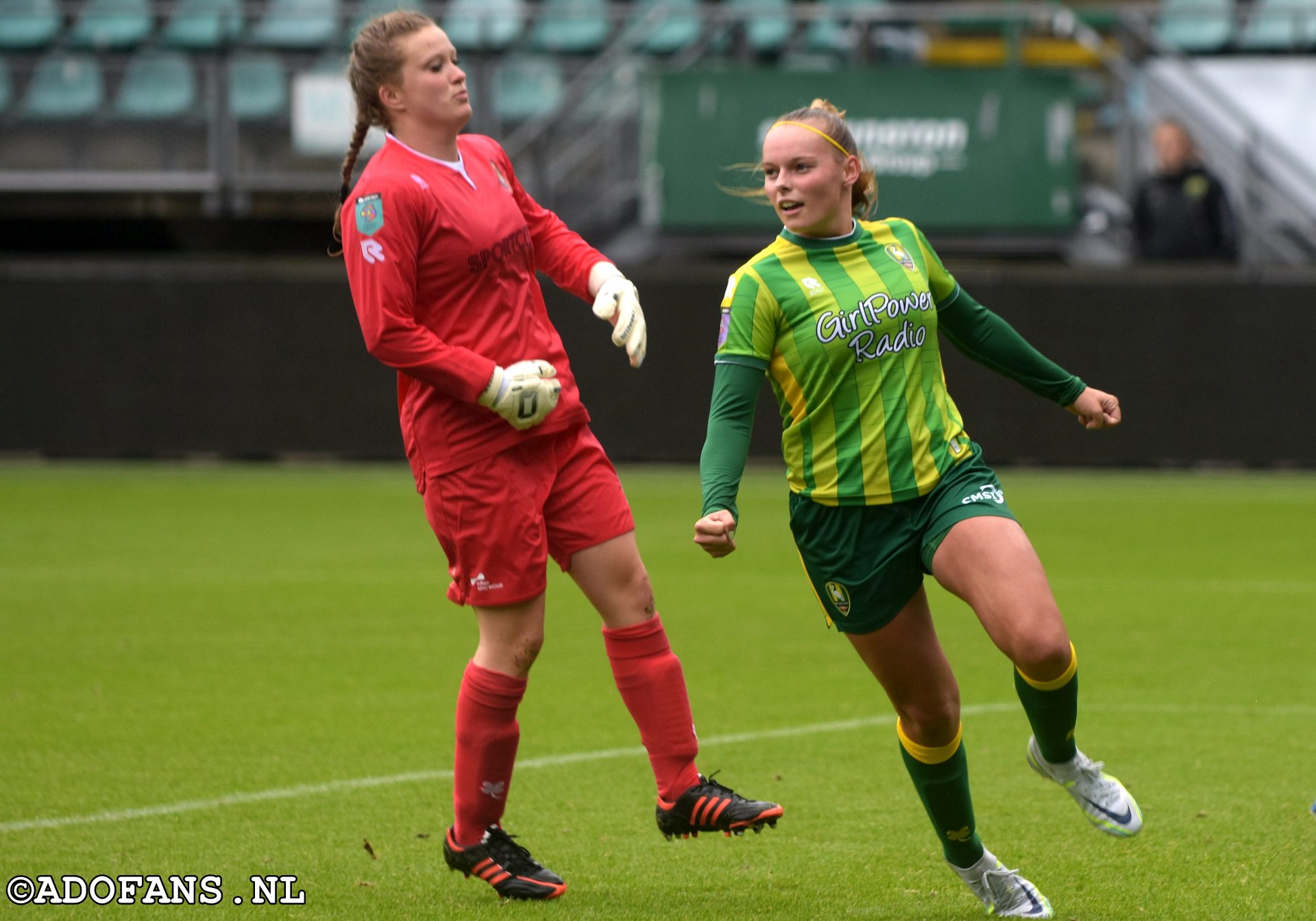 ADO Den Haag Vrouwen winnen van Testar 