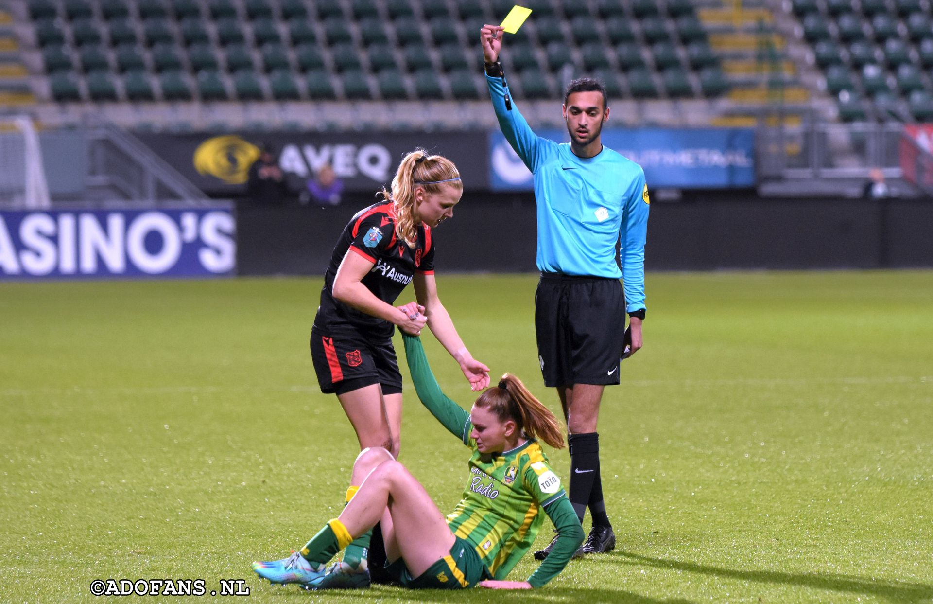 vrouwenvoetbal ADO Den Haag Sc Heereveen 