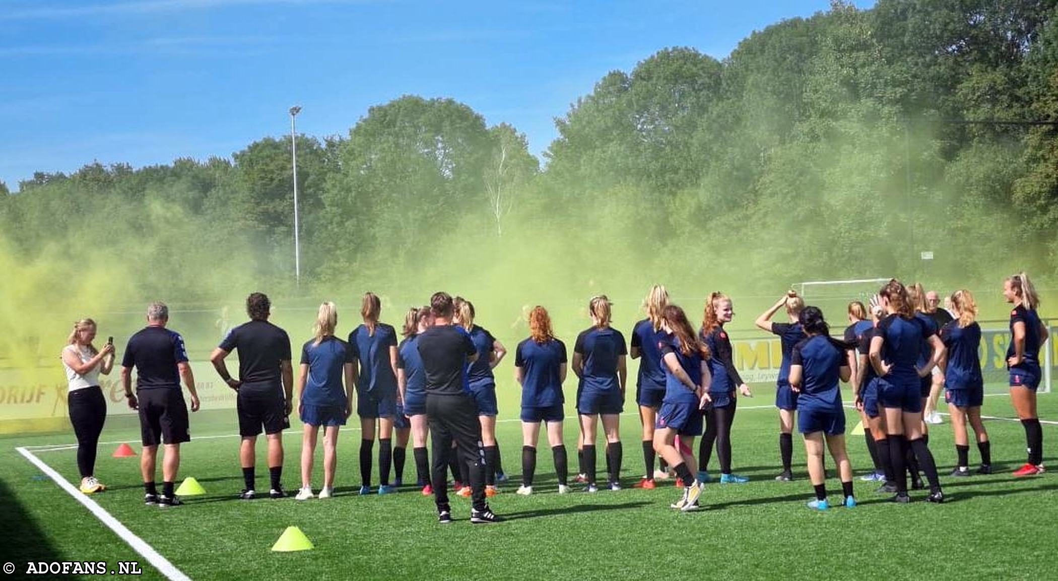 Eerste training ADO Den Haag Vrouwen