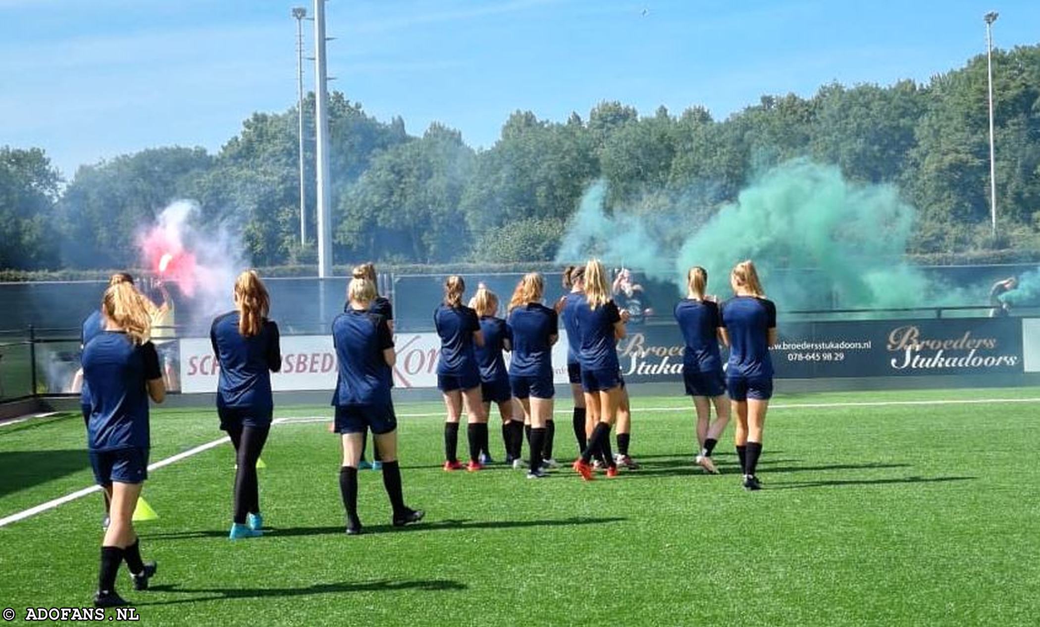 Eerste training ADO Den Haag Vrouwen