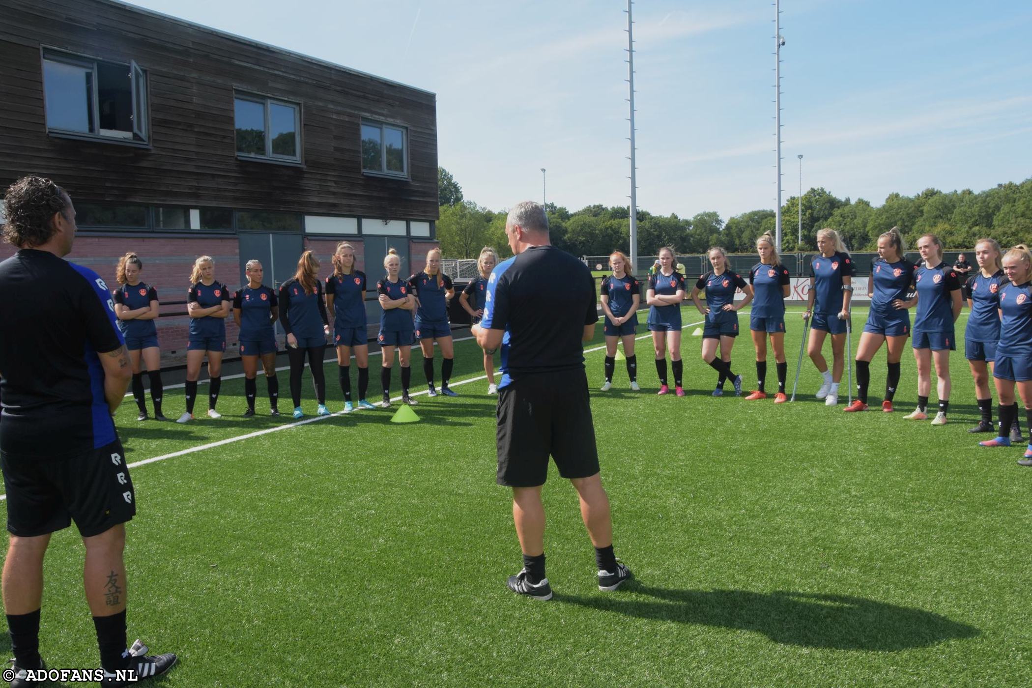 Eerste training ADO Den Haag Vrouwen