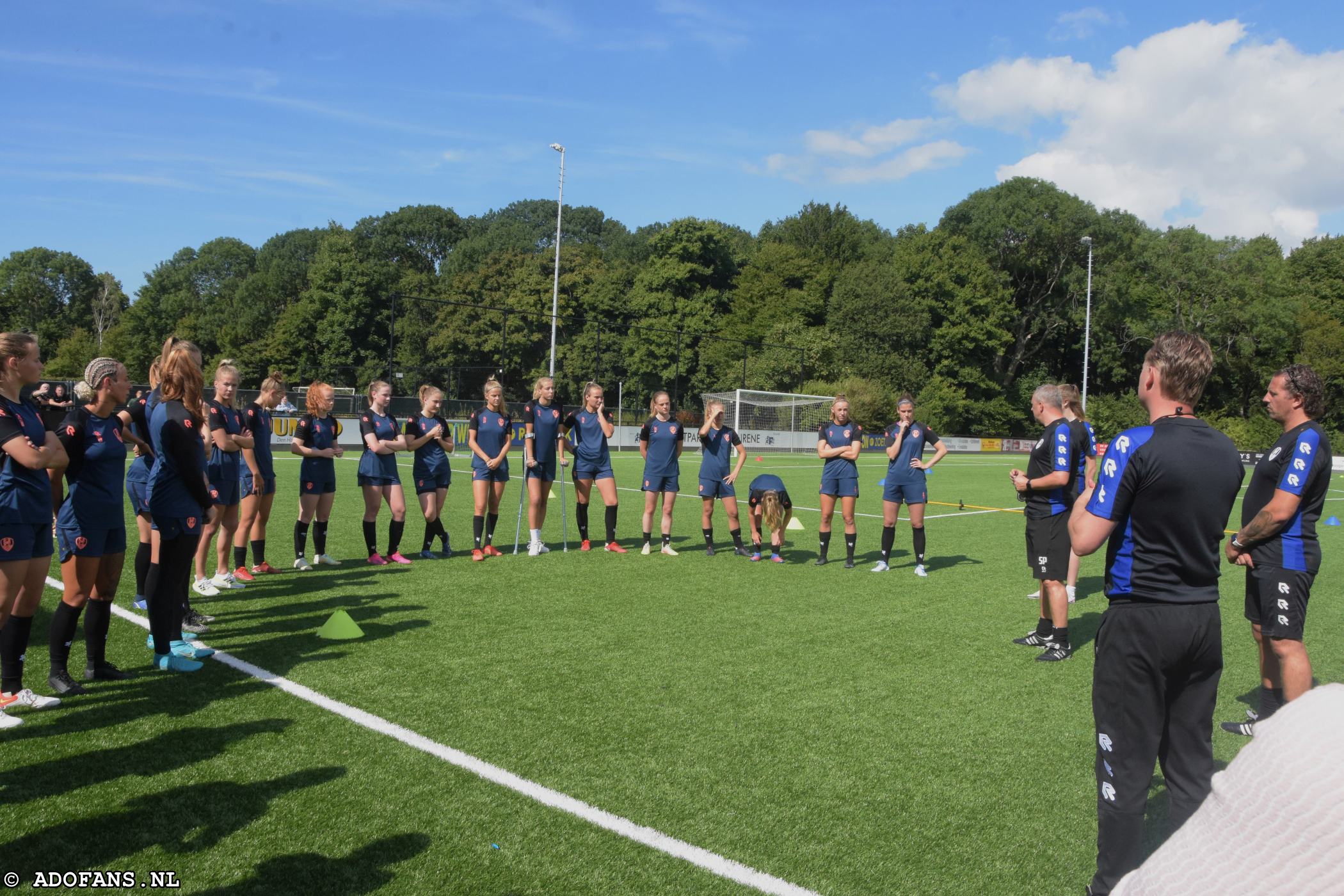 Eerste training ADO Den Haag Vrouwen